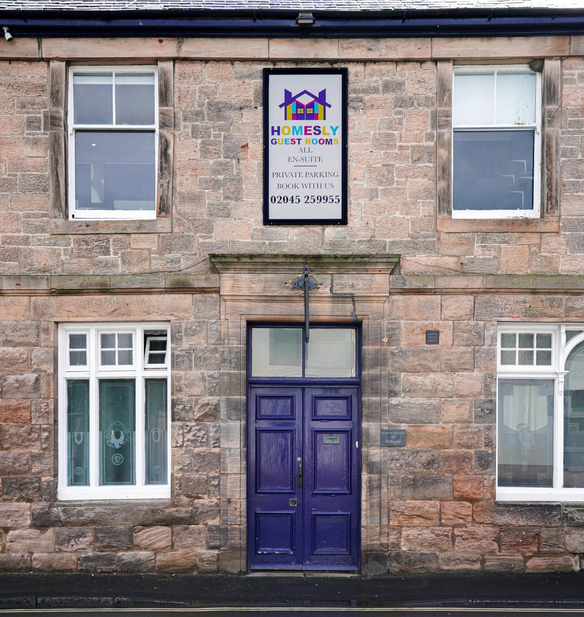 Homesly Guest Rooms, Comfortable En-Suite Guest Rooms With Free Parking And Self Check-In Berwick Upon Tweed Dış mekan fotoğraf